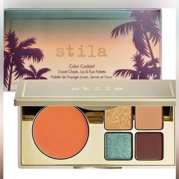 Stila Color Cocktail Cheek, Lip & Eye Palette Tequila Sunrise - Picture 1 of 3